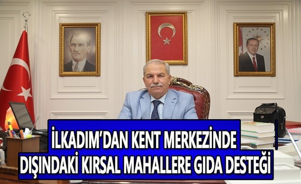 İlkadım'dan kent merkezinde dışındaki kırsal mahallere gıda desteği