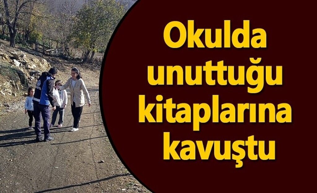 Okulda unuttuğu kitaplarına kavuştu - Samsun Haberleri