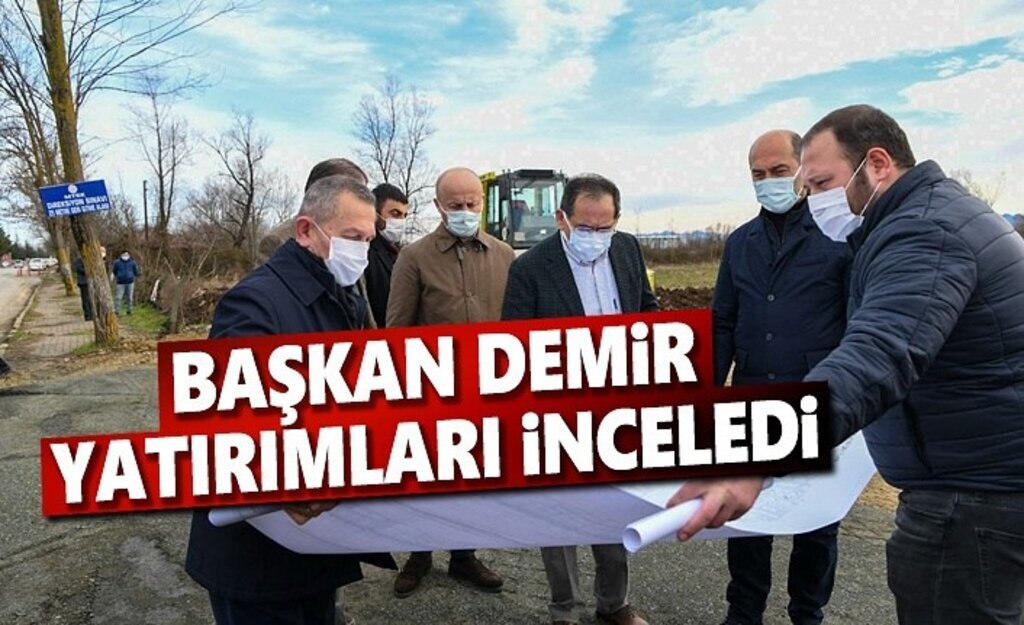 Başkan Demir, Yatırımları Yerinde İnceledi