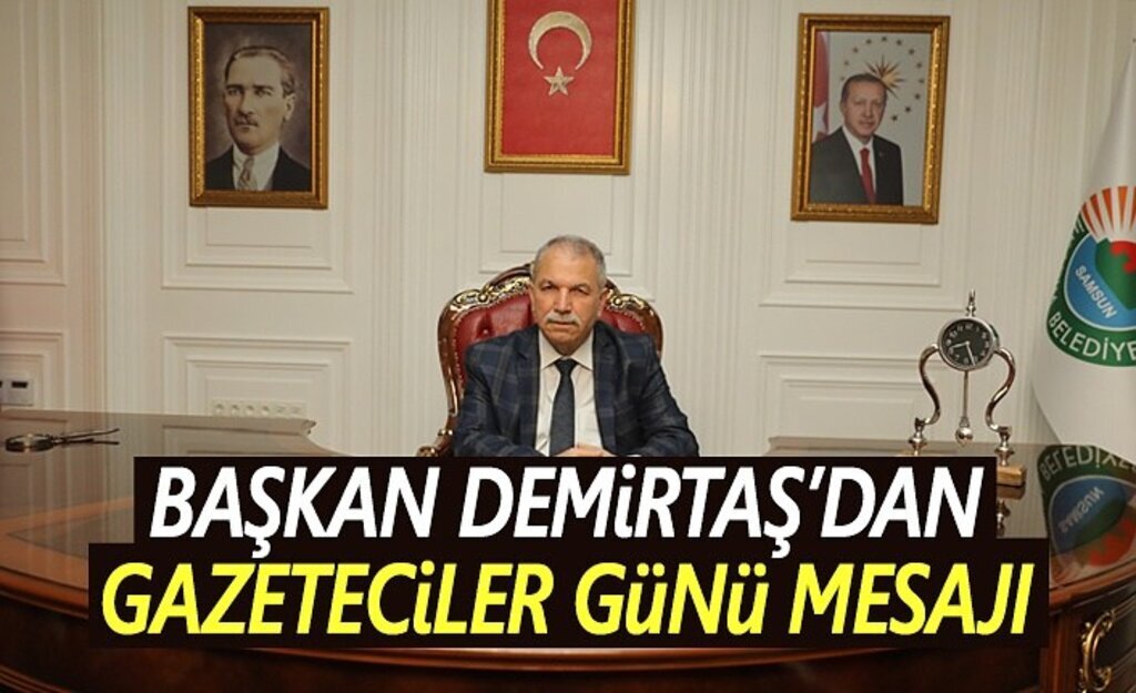Başkan Demirtaş, Gazeteciler günü dolayısıyla mesaj yayımladı