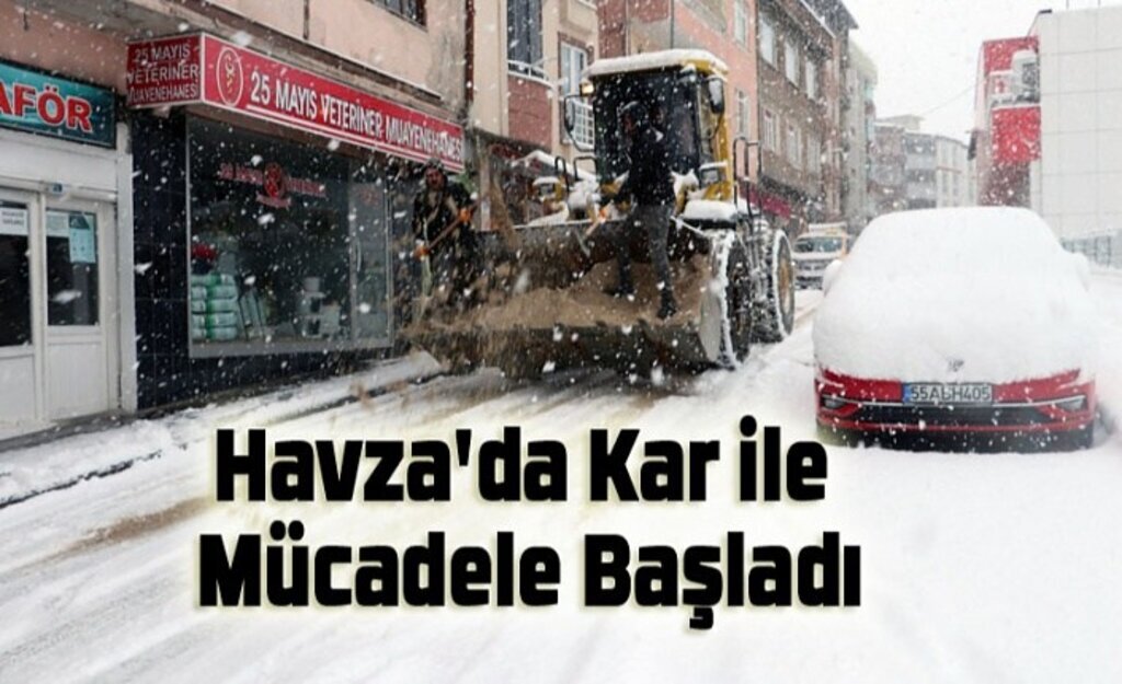 Samsun'da Kar ile Mücadele Başladı