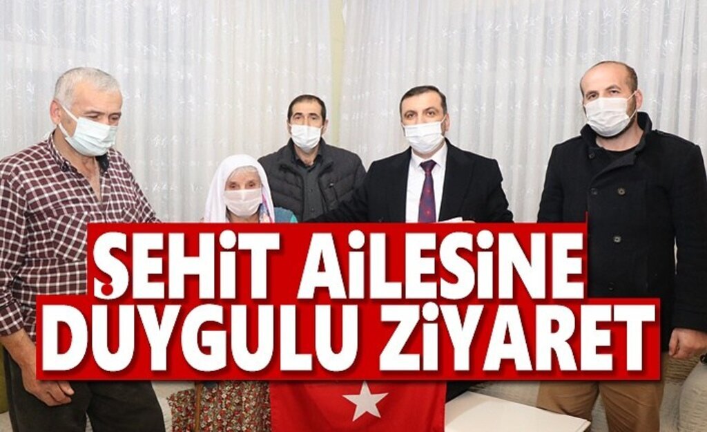 Başkan Sarıcaoğlu'ndan Şehit Ailesine Duygulu Ziyaret