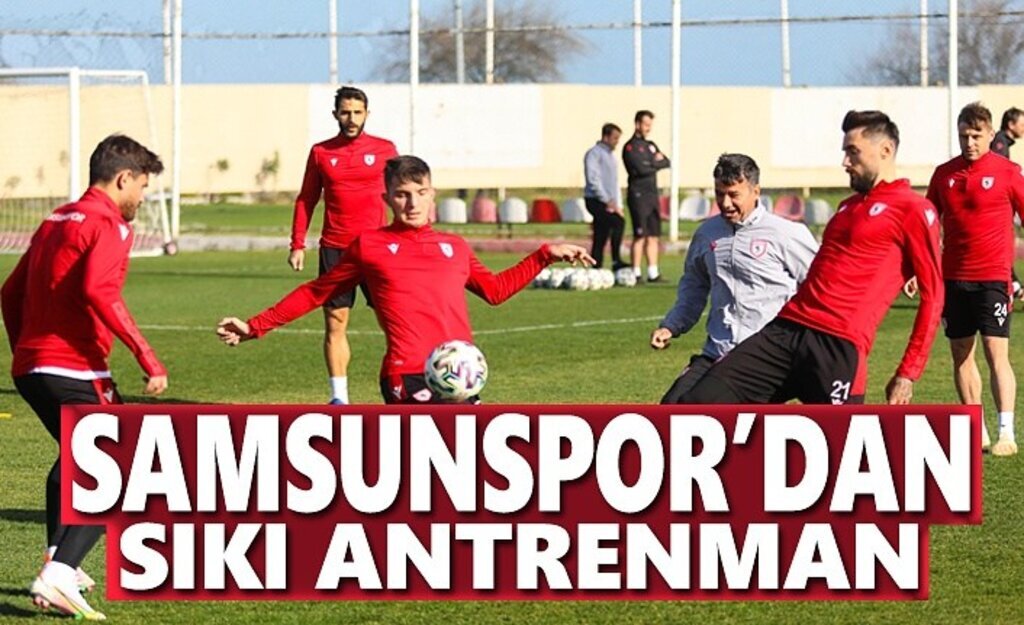 Samsunspor'dan Muhteşem Antrenman
