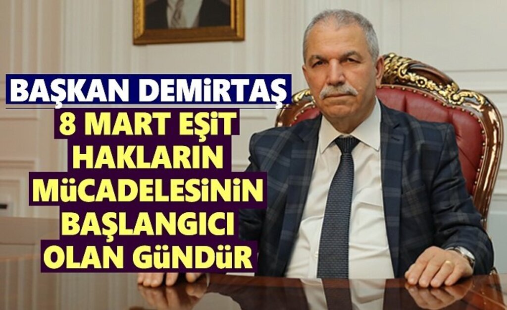Başkan Demirtaş, 8 Mart Eşit Hakların Mücadelesinin Başlangıcı olan gündür