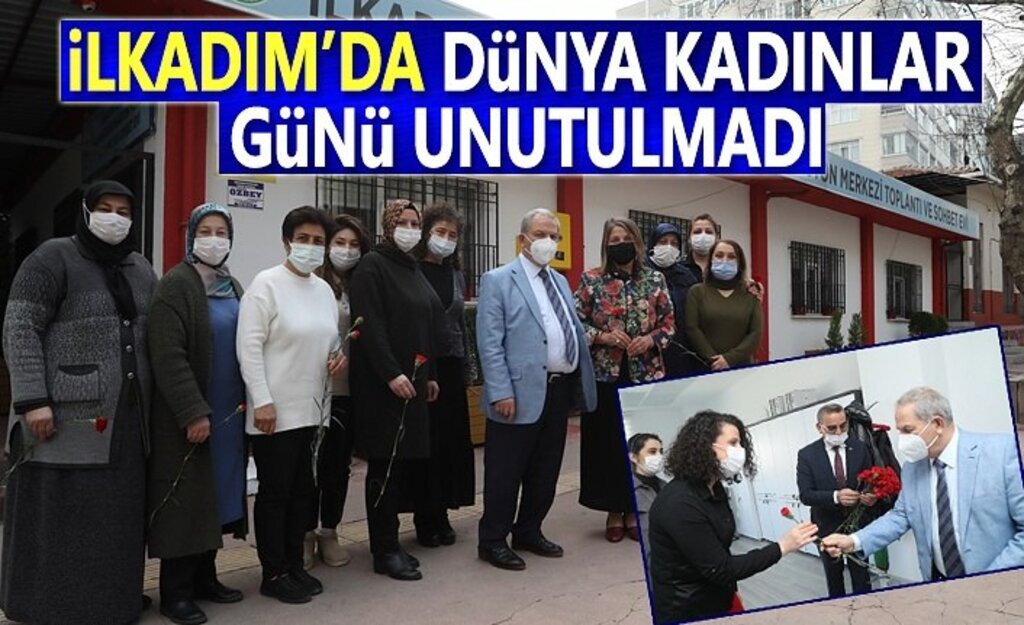 Başkan Demirtaş,Çalışan Kadın Personellerini Gününü Çiçekle Kutladı