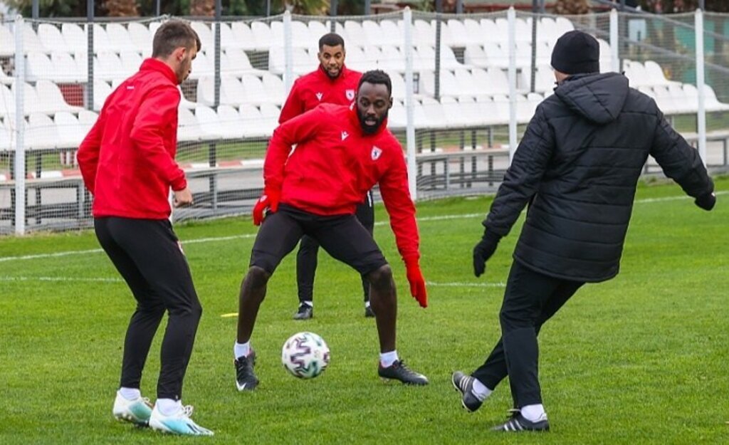 Samsunspor'dan çift antrenman
