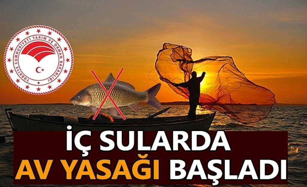 İç Sularda Av Yasağı Başladı