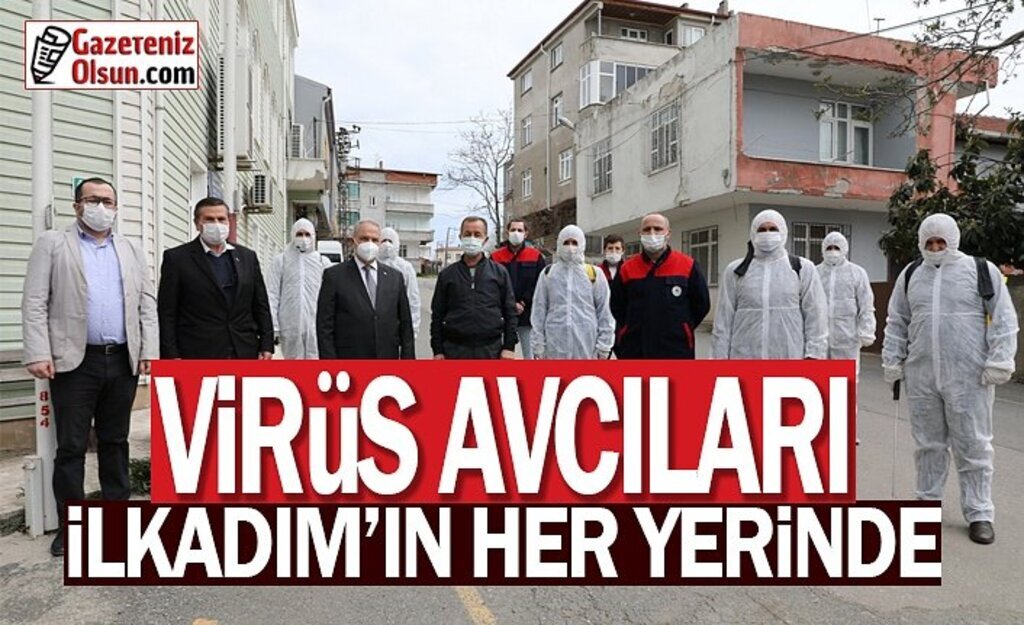İlkadım Belediyesi Her Mahalleyi Dezenfekte Ediyor