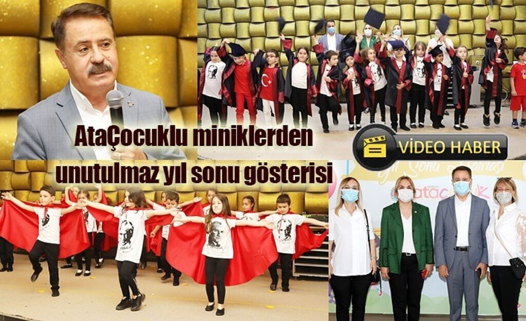 AtaÇocuklu miniklerden unutulmaz yıl sonu gösterisi