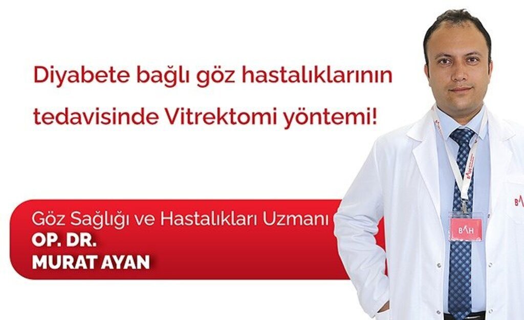 Diyabete bağlı göz hastalıklarının tedavisinde Vitrektomi yöntemi!