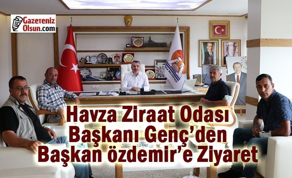 Havza Ziraat Odası Başkanı Genç’den Başkan Özdemir’e Ziyaret