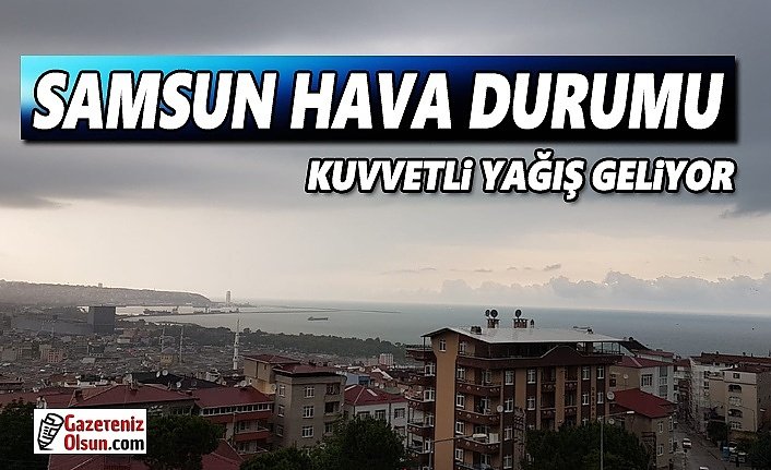 Samsun Da Kuvvetli Yagis Ve Sel Uyarisi