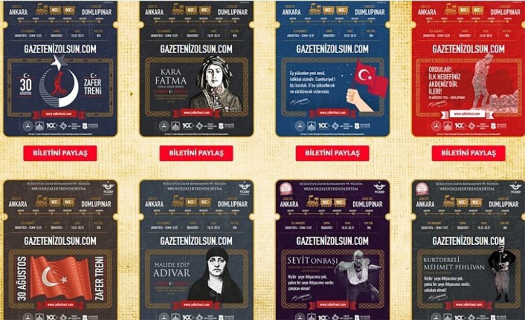 Zafer Treni Bilet Alma, Bende Zafer Trenindeyim bileti