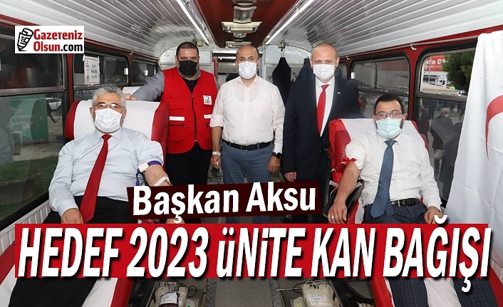 AK Parti Samsun Teşkilatı kan bağışında bulundu.