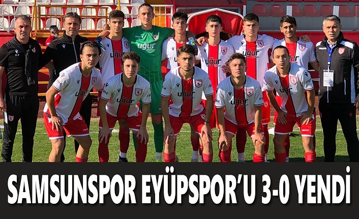 Eyüpspor Samsunspor U19 maç sonucu : 0-3