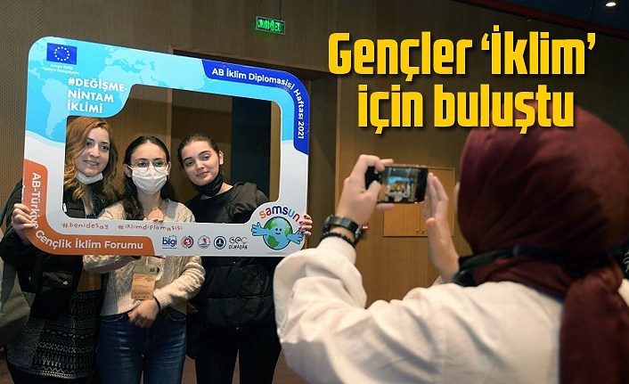 Samsun'da Gençlik İklim Forumu etkinliği