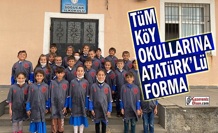Samsunspor'dan Köy Okullarına Atatürk'lü Forma