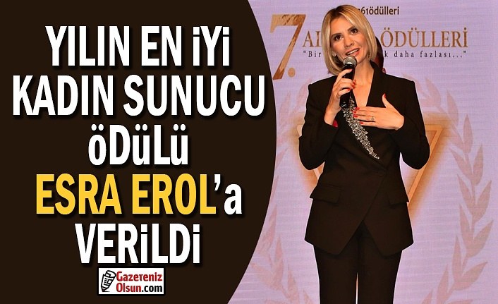 Yılın En İyi Kadın Sunucusu ödülü Esra Erol’a Verildi