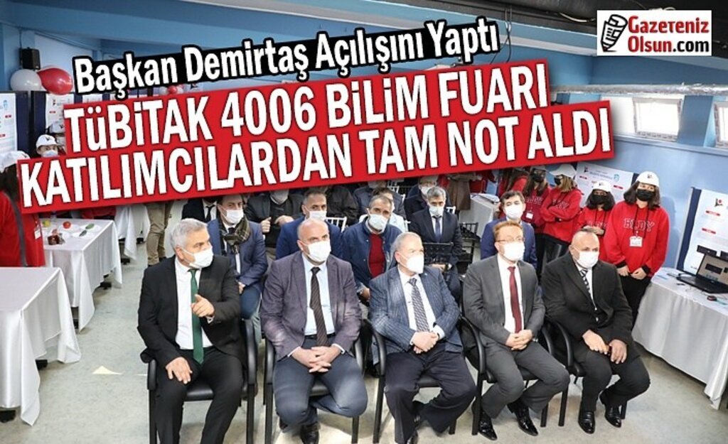 Başkan Demirtaş Belediye Ortaokulu Bilim Fuarı'nın Açılışını Yaptı