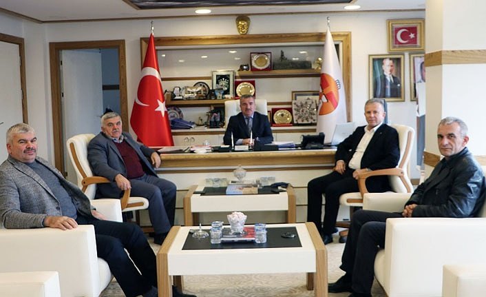 Samsun Damızlık Sığır Yetiştiricileri'nden Başkan Özdemir'e ziyaret