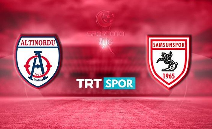 Samsunspor Altınordu maçı TRT SPOR'da