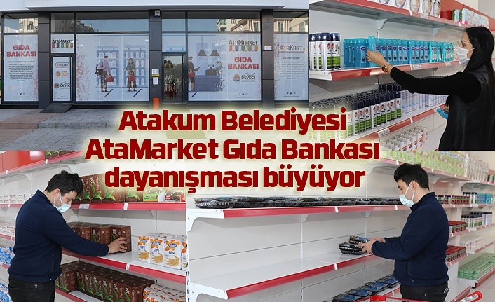 Atakum Belediyesi AtaMarket Gıda Bankası dayanışması büyüyor
