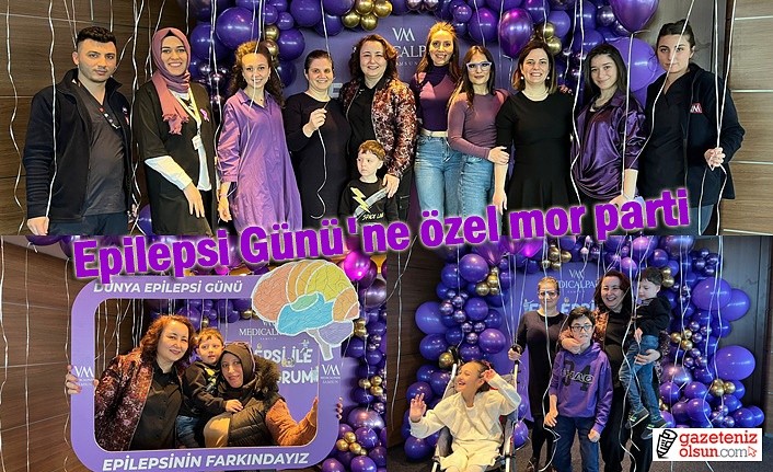 VM Medical Park Samsun'dan Epilepsi Günü'ne özel mor parti