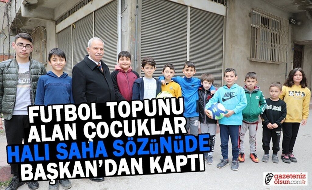 Başkan Demirtaş, Çocuklara Halı Saha Sözü Verdi