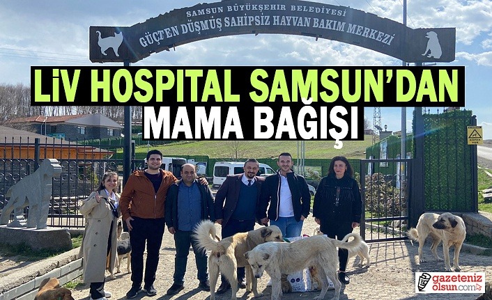 Liv Hospital Samsun'dan Mama Bağışı