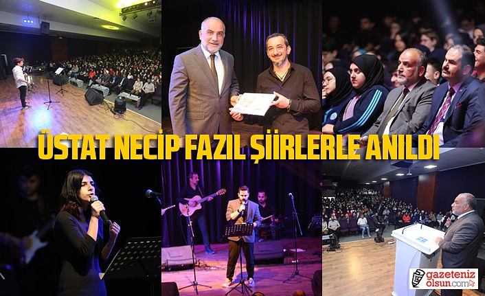 Canik Belediyesi'nden Necip Fazıl Kısakürek programı