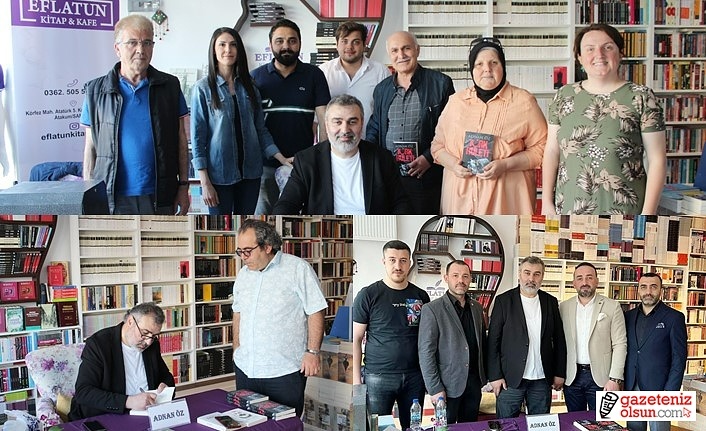 Yazar Adnan Öz'den Türk Ruleti romanı için imza günü