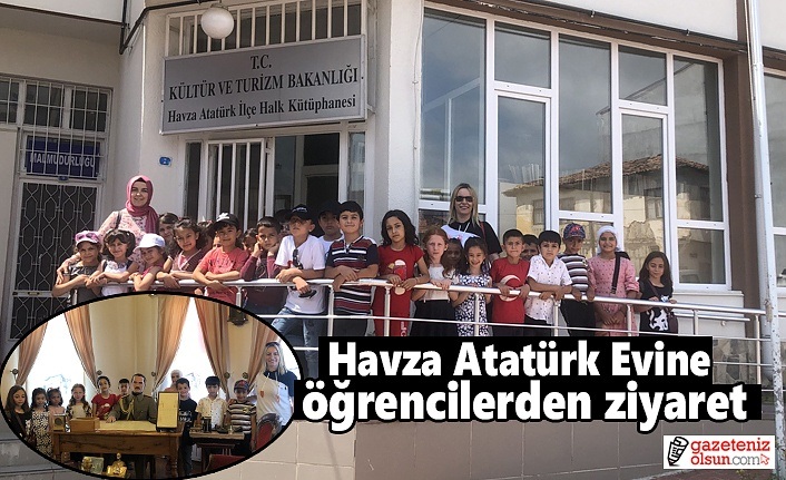 Havza Atatürk Evine öğrencilerden ziyaret