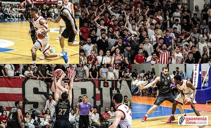 Samsunspor Basketbol final serisi 1-1 oldu