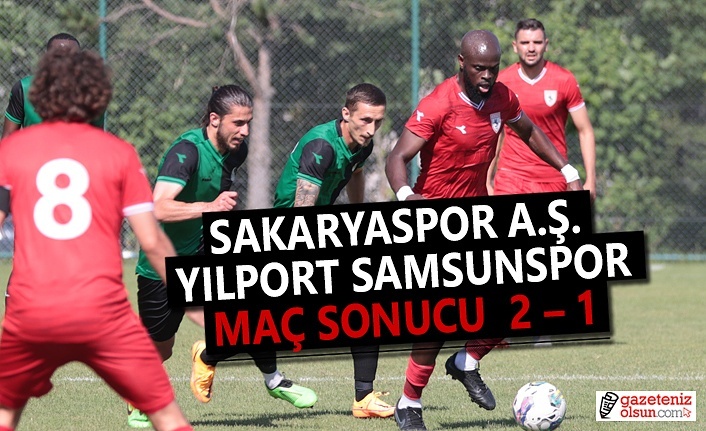 Sakaryaspor A.Ş. Yılport Samsunspor'u 2-1 Yendi
