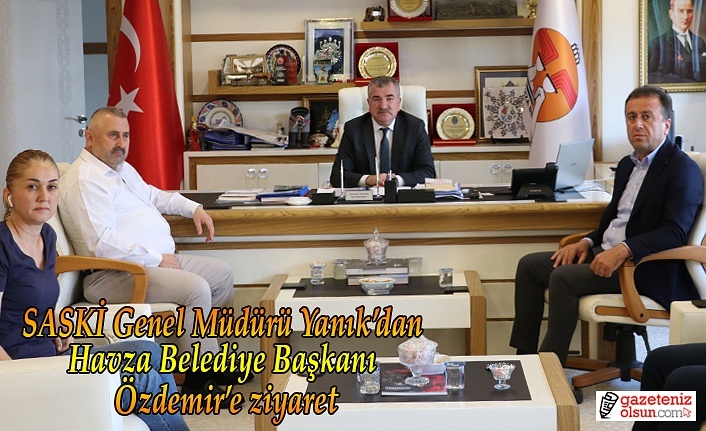 SASKİ Genel Müdürü Yanık’dan Havza Belediye Başkanı Özdemir’e ziyaret