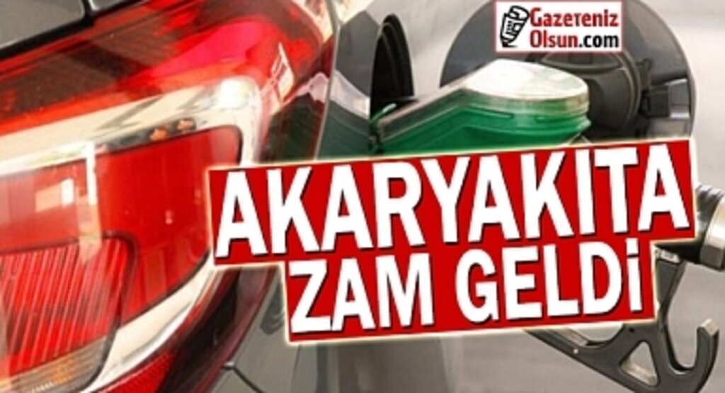Araç sahiplerini üzen haber Akaryakıta Zam Geliyor