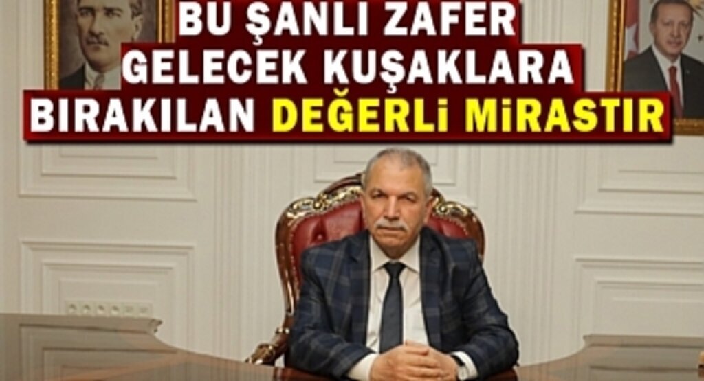 Başkan Demirtaş 30 Ağustos Zafer Bayramı Mesajı Yayımladı