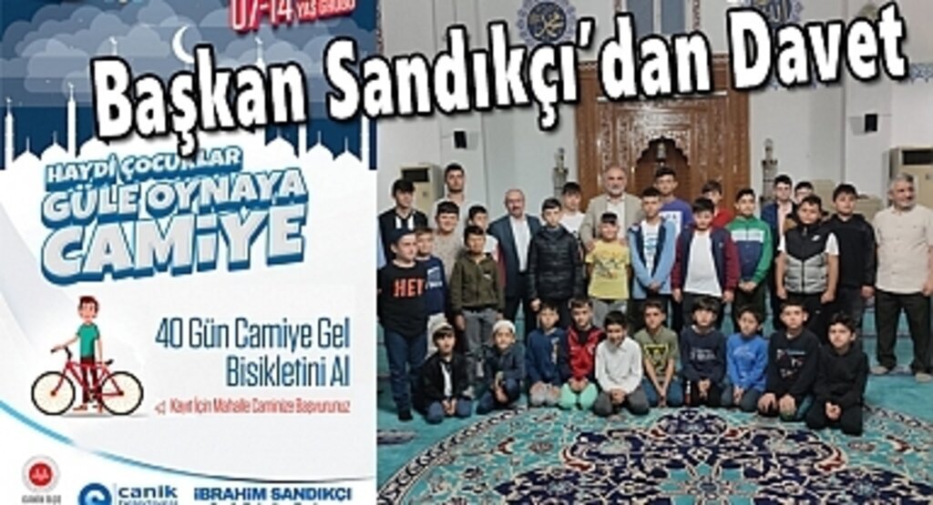 Başkan Sandıkçı’dan Davet