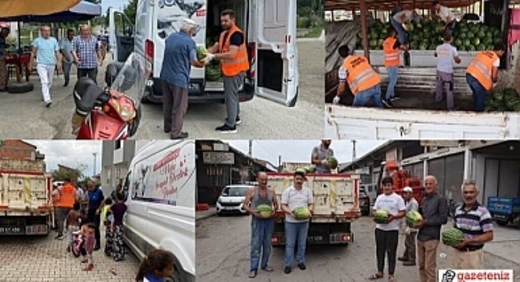 Başkan Kılıç'tan karpuz üreticisine destek