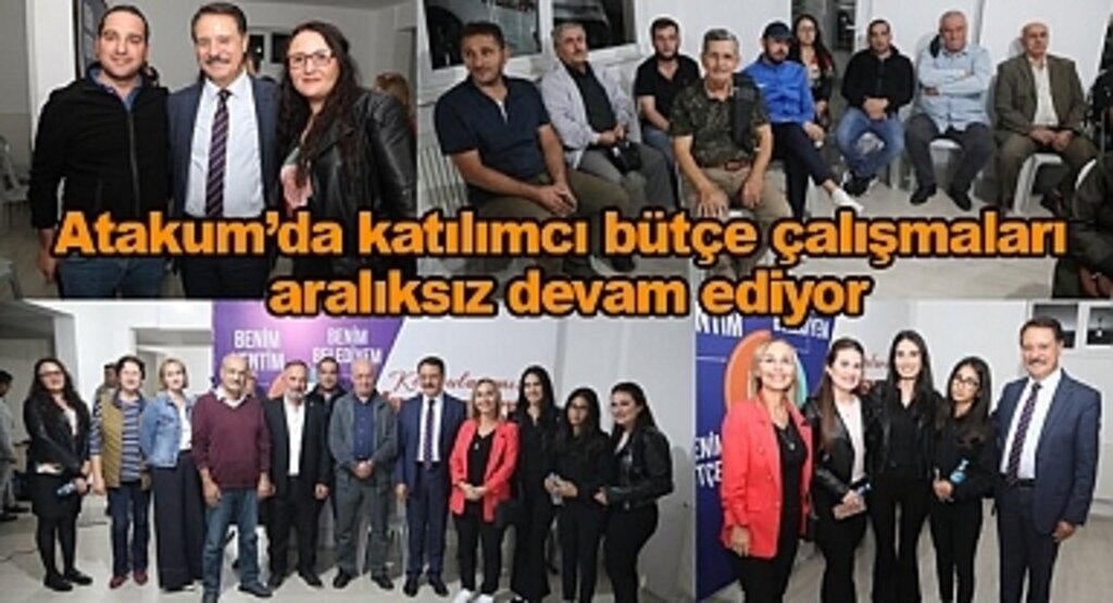 Atakum’da katılımcı bütçe çalışmaları aralıksız devam ediyor