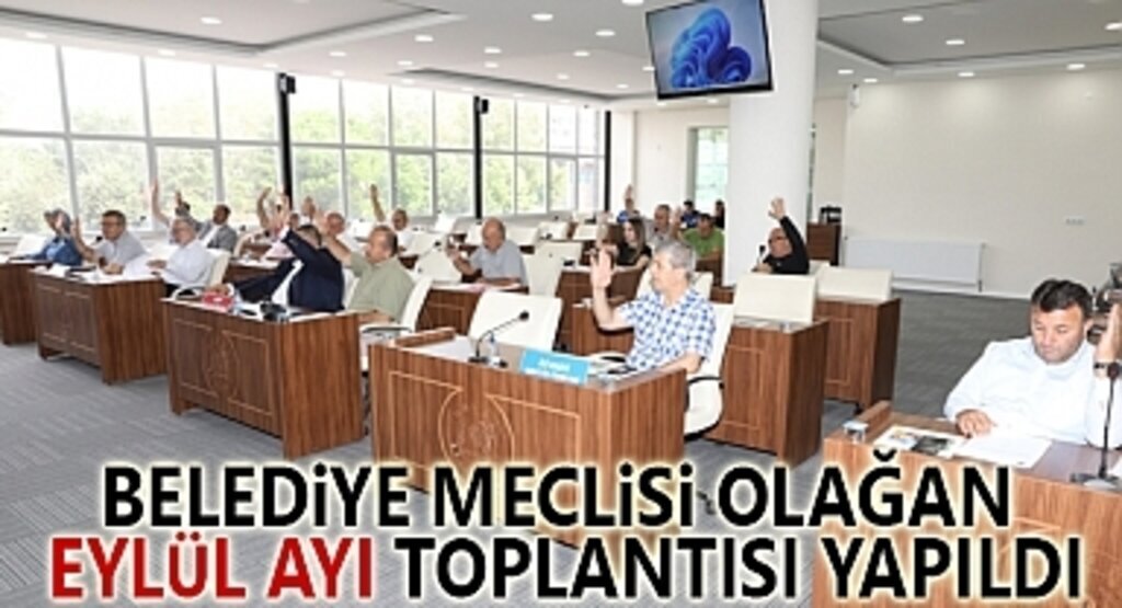 Bafra Belediyesi Eylül Ayı Toplantısı Yapıldı
