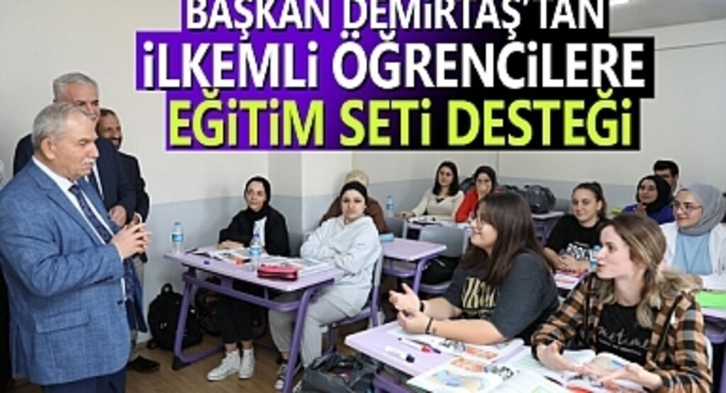 Başkan Demirtaş'tan Öğrencilere Müjde