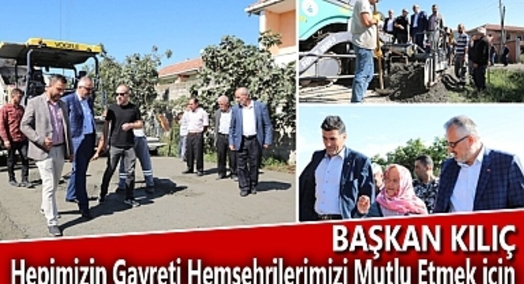 Başkan Kılıç: Bafra’mız her şeyin en güzeline layık