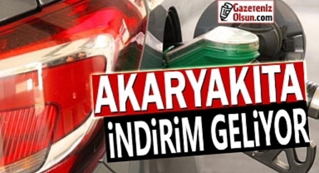 Benzin ve motorine indirim geliyor