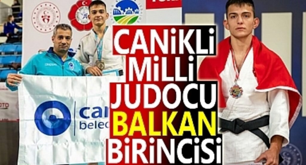 Canikli Milli Judocu Balkan İkincisi