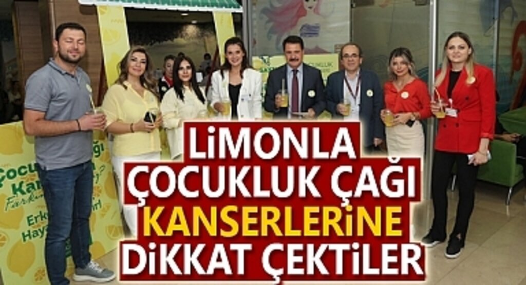 Erken teşhis ve ölümlere limon ve sarı balonlarla dikkat çektiler