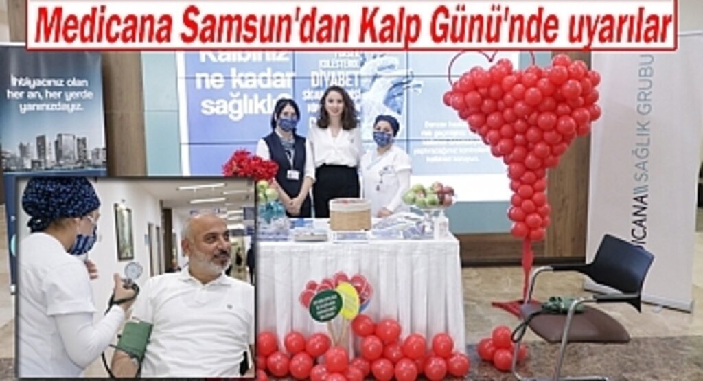 Medicana Samsun'dan Kalp Günü'nde uyarılar