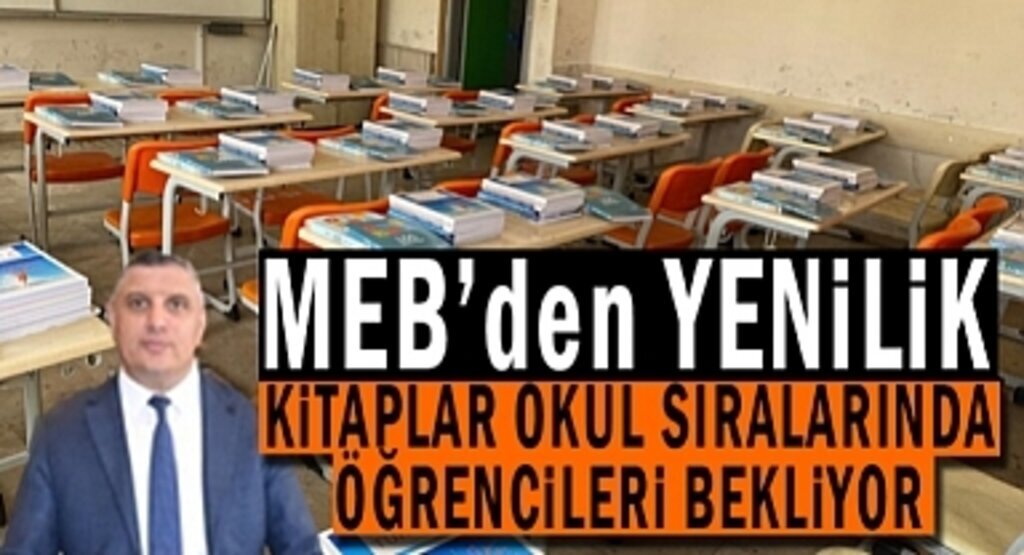 Samsun'da kitaplar okul sıralarında öğrencileri bekliyor