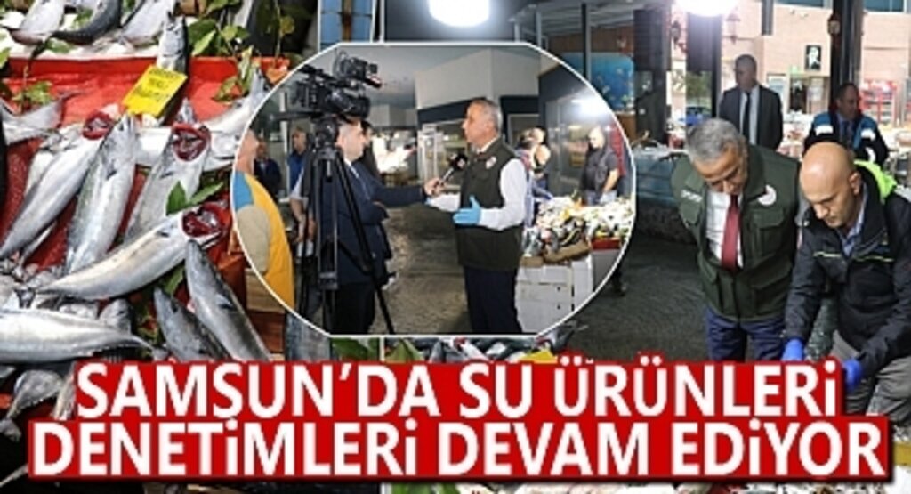 Samsun’da Su Ürünleri Denetimleri Devam Ediyor