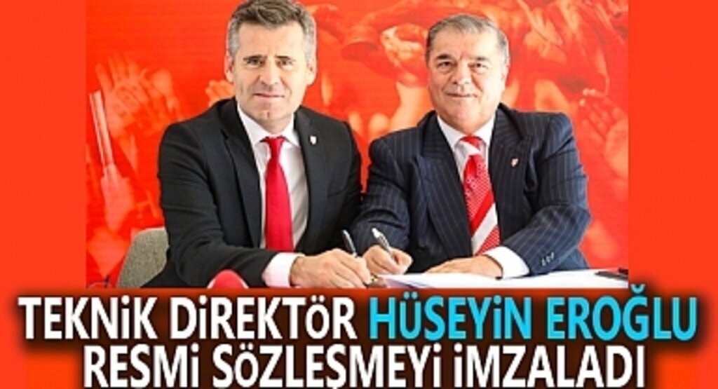 Samsunspor Teknik Direktörü Hüseyin Eroğlu İmzayı Attı
